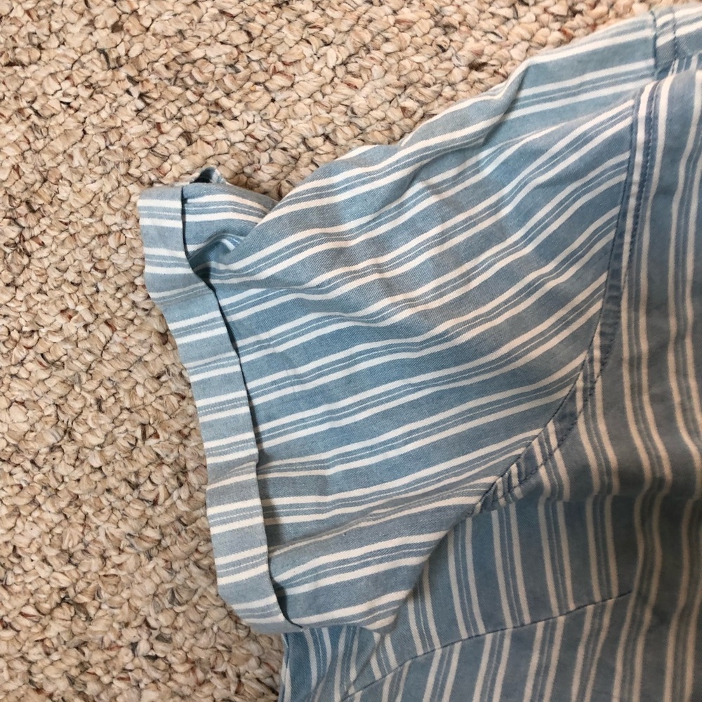 3X Falls Creek Striped Shirt Dress